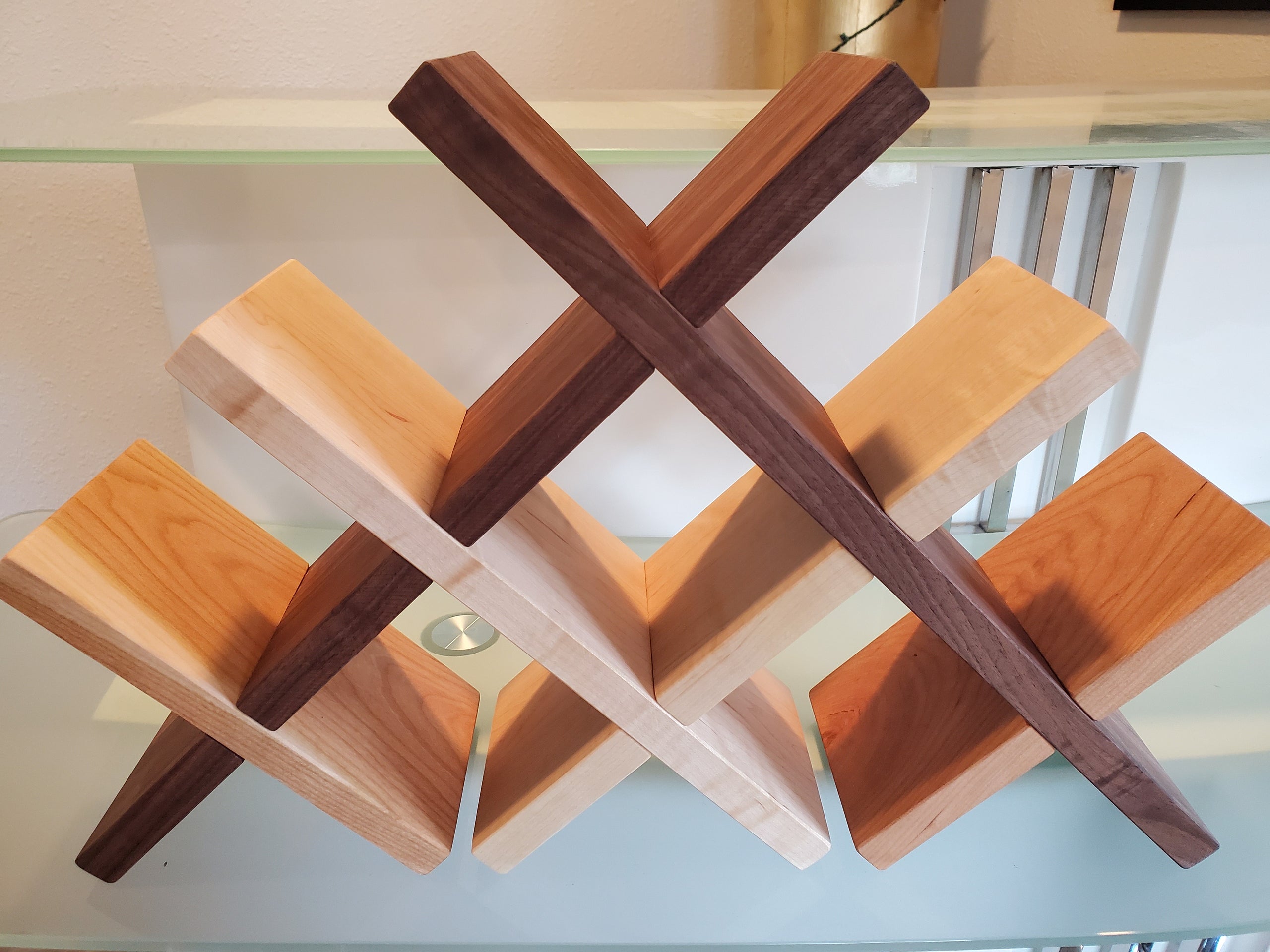 Wine rack criss cross sales